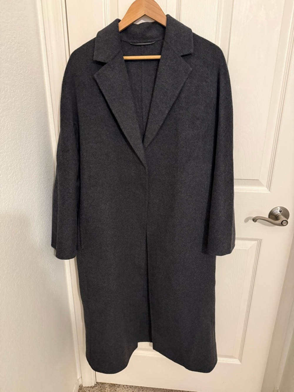 The Curated Classic Coat Charcoal - Picture 2 of 7